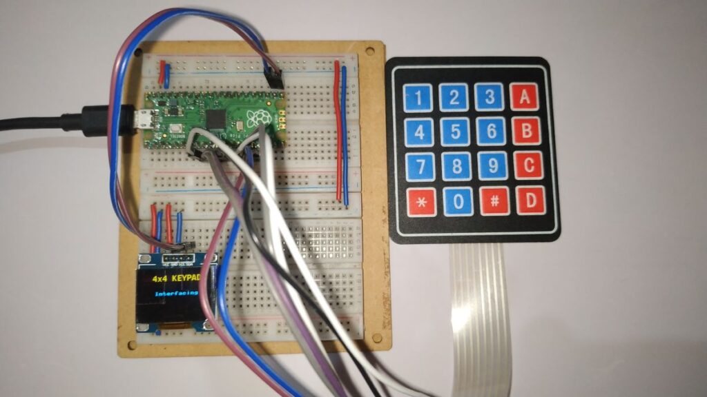 Keypad Integration and Authentication System with Raspberry Pi Pico